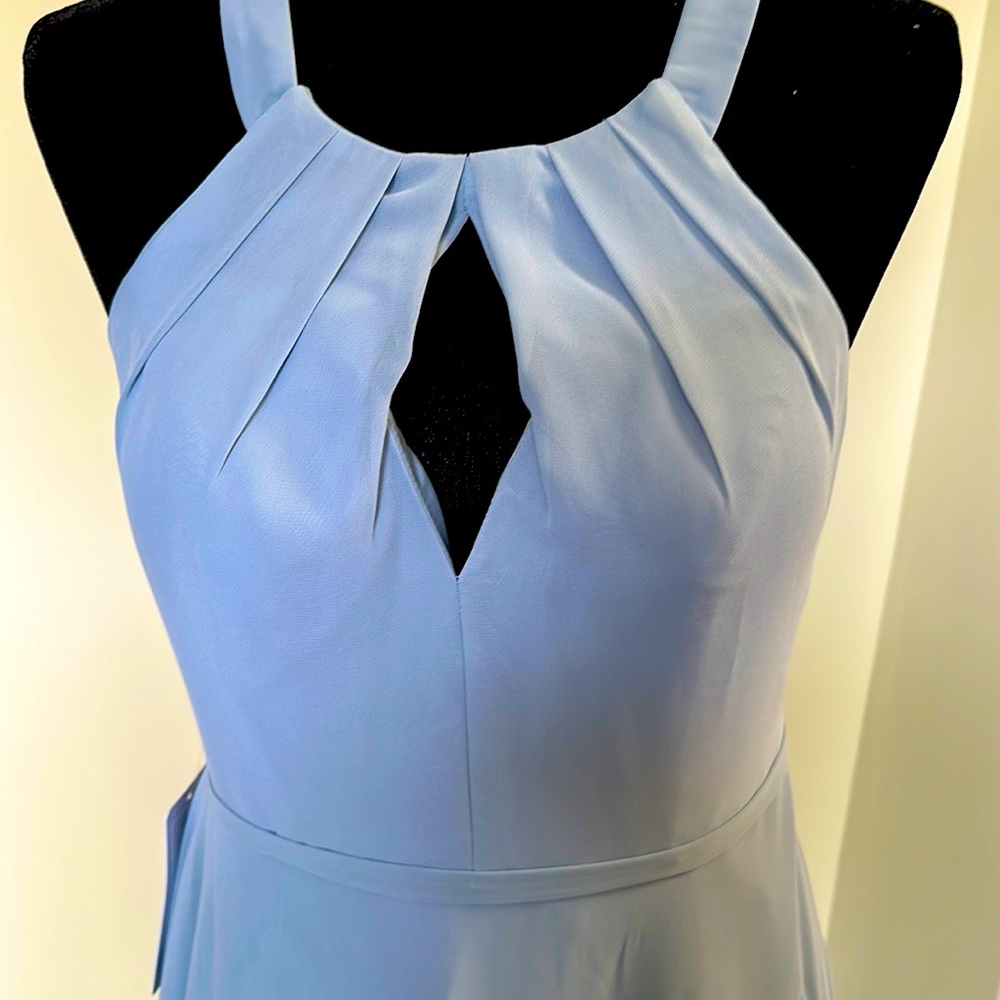 Formal dusty blue dress bridesmaid or mother of groom size 8